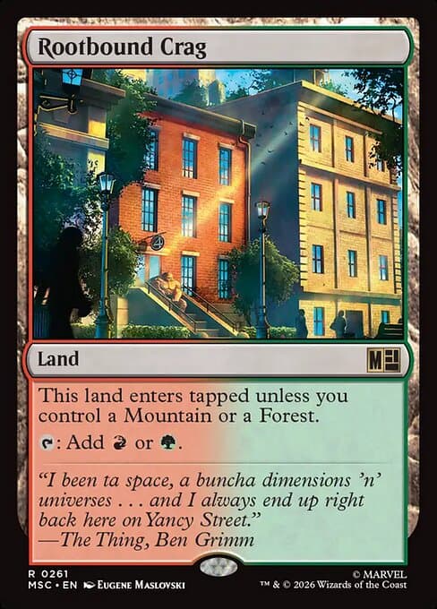 Rootbound Crag 2026 Magic: The Gathering