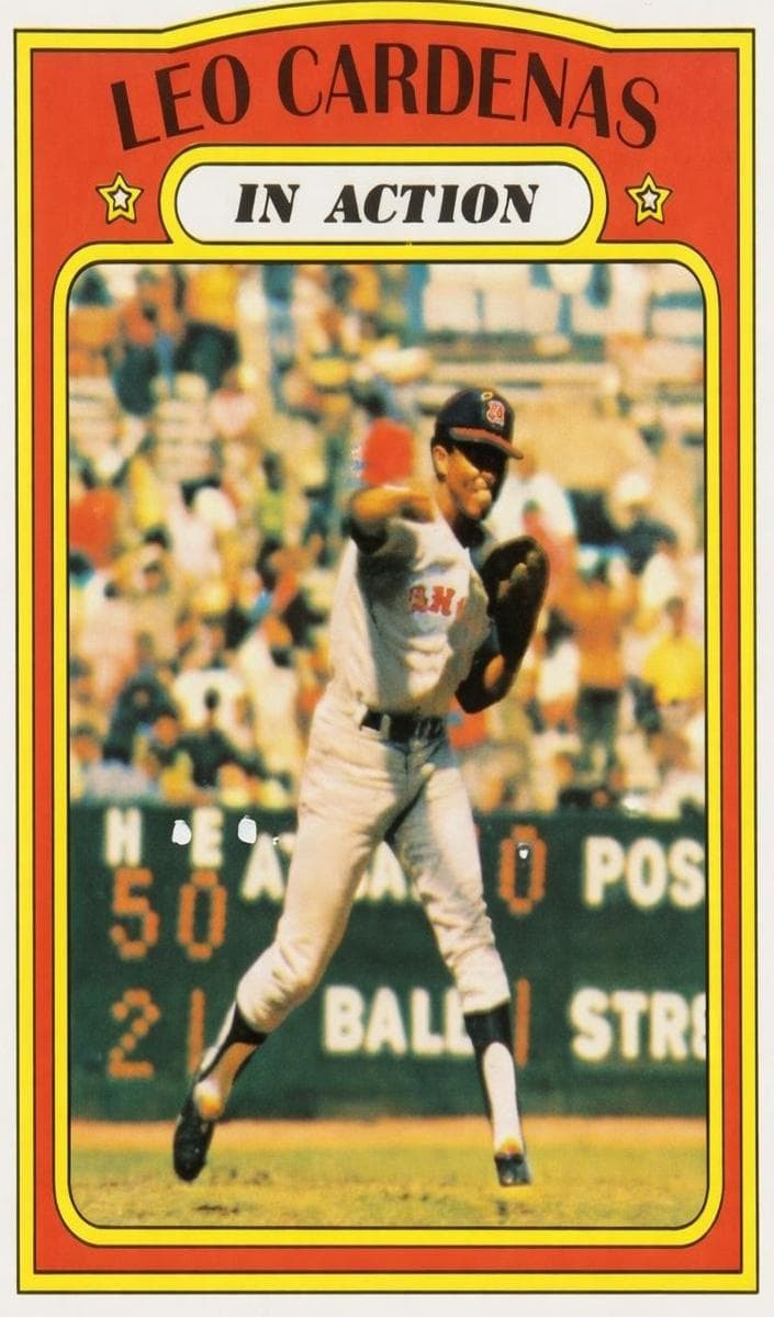 Leo Cardenas 1972 topps Topps