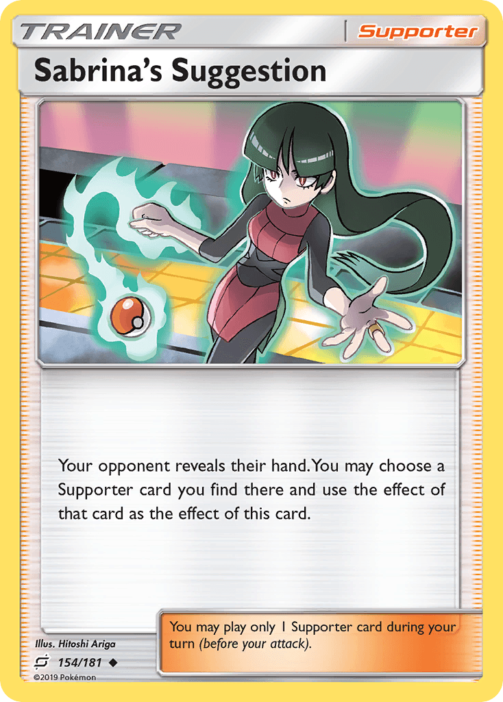 Sabrina's Suggestion 2023 Pokemon
