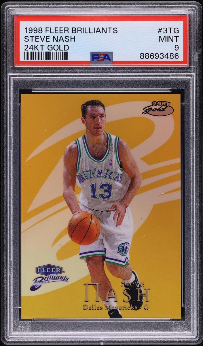 Steve Nash 1998 fleer Brilliants