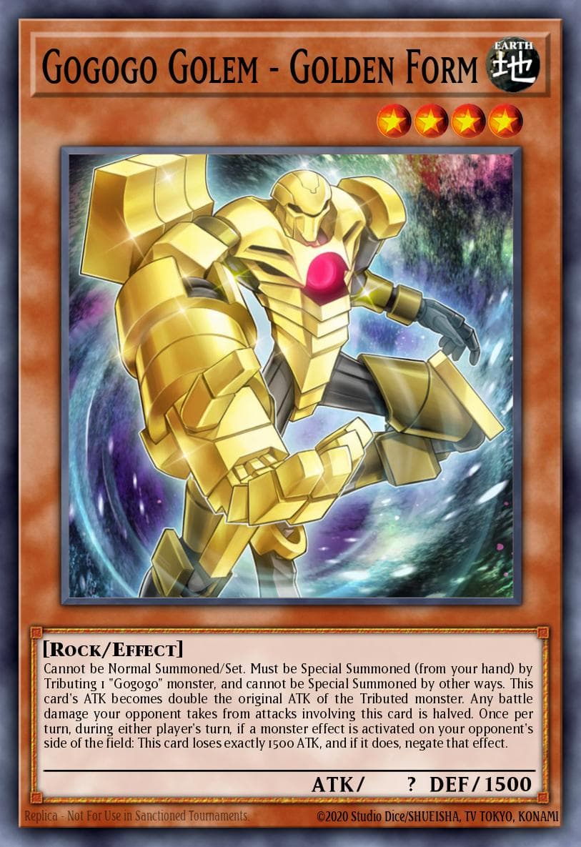 Gogogo Golem - Golden Form 2015 Yu-Gi-Oh! Secrets of Eternity
