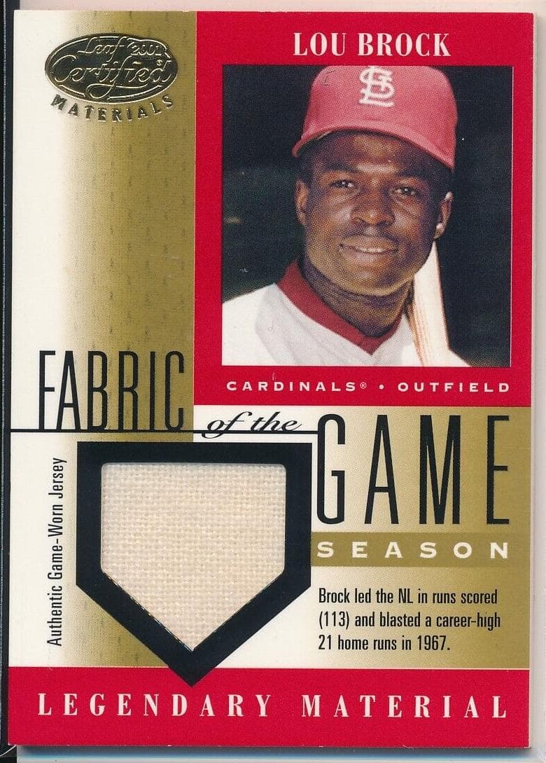 Lou Brock #FG-25