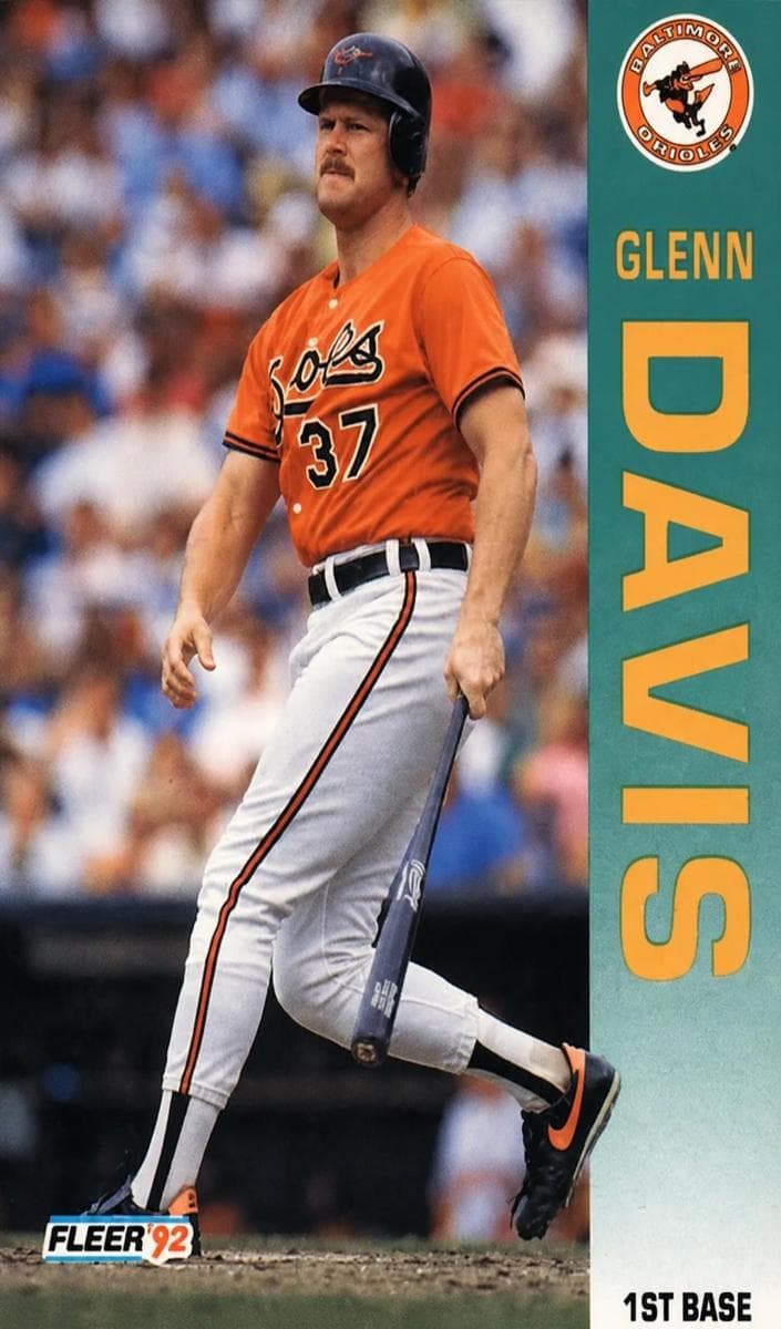 Glenn Davis 1992 fleer Fleer
