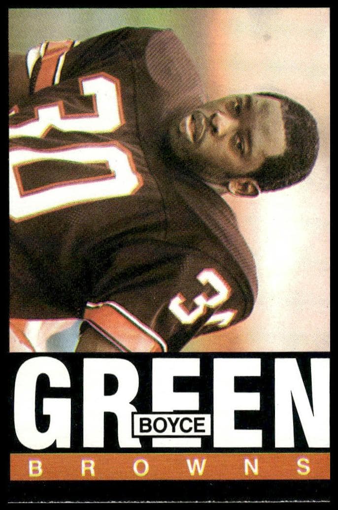 Boyce Green 1985 topps Topps