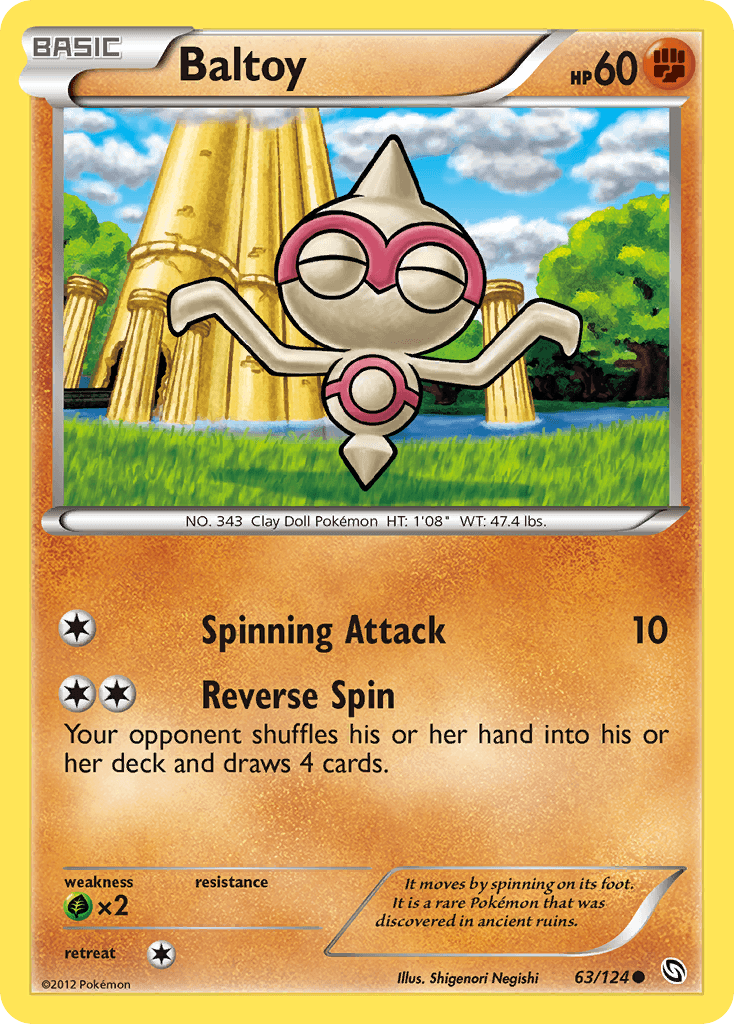 Baltoy 2012 Pokemon Dragons Exalted