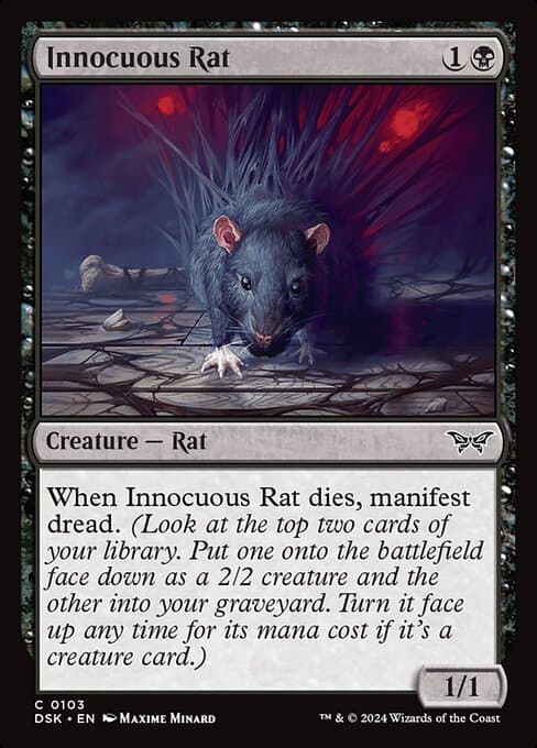 Innocuous Rat 2024 Magic: The Gathering Duskmourn: House of Horror