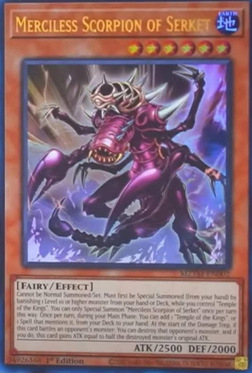 Merciless Scorpion of Serket 2025 Yu-Gi-Oh!