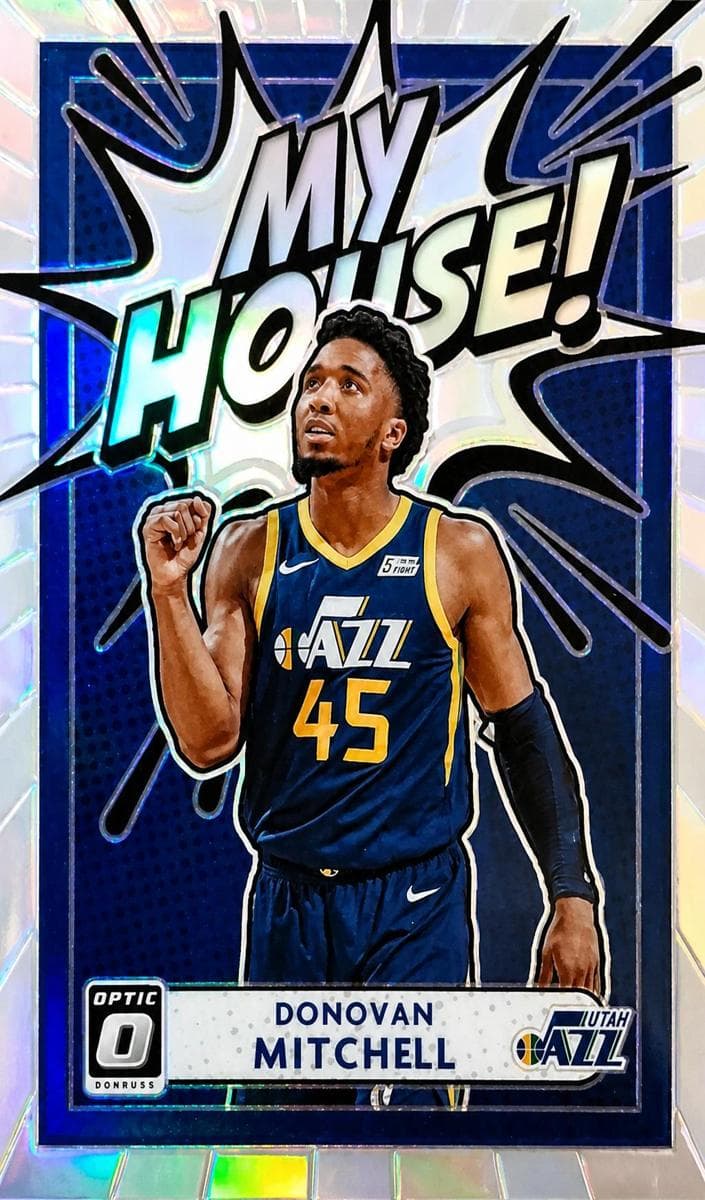 Donovan Mitchell 2020 panini Donruss Optic