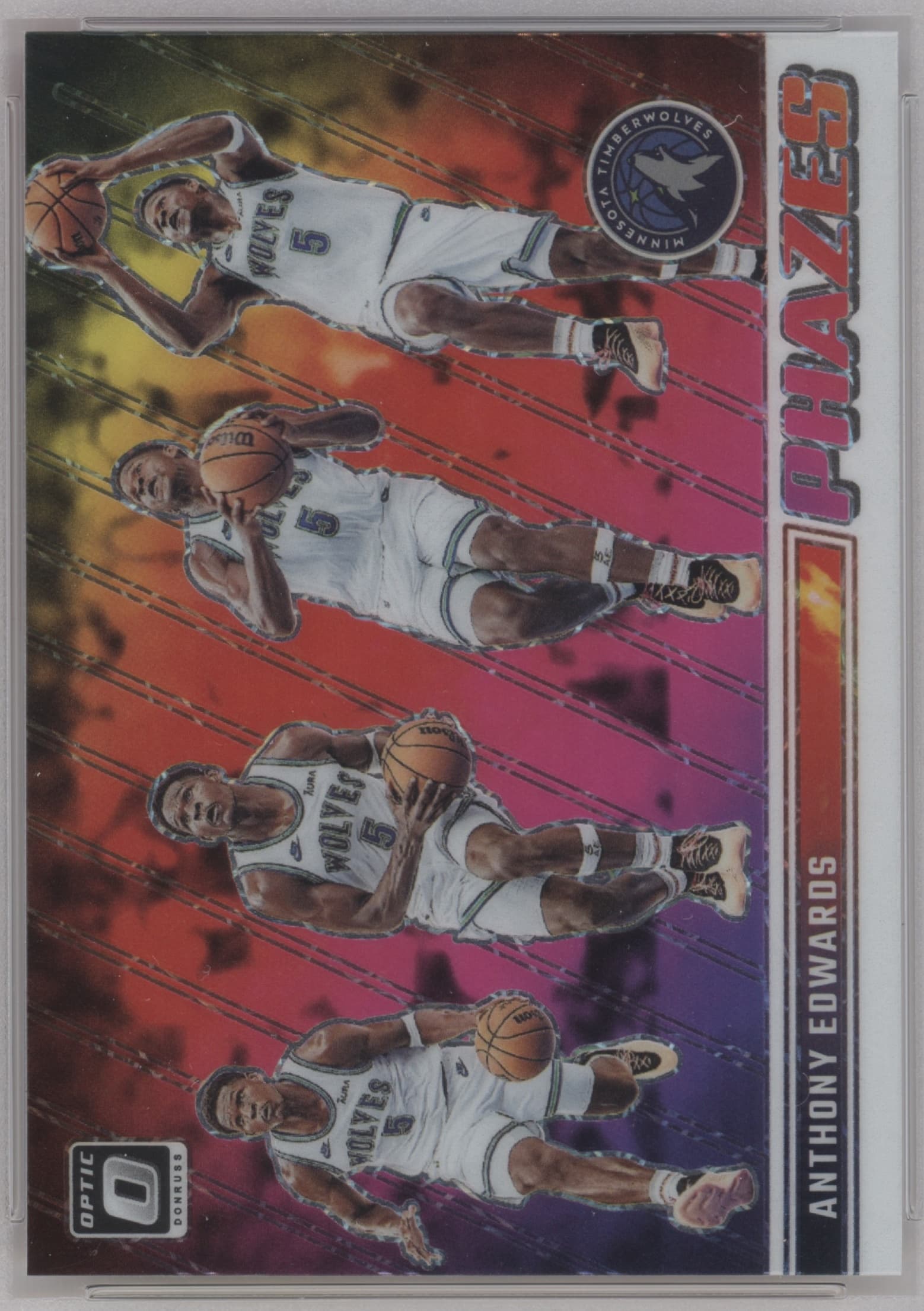 Anthony Edwards 2023 panini Donruss Optic