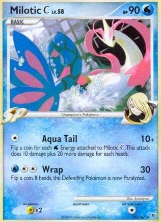 Milotic C trading card