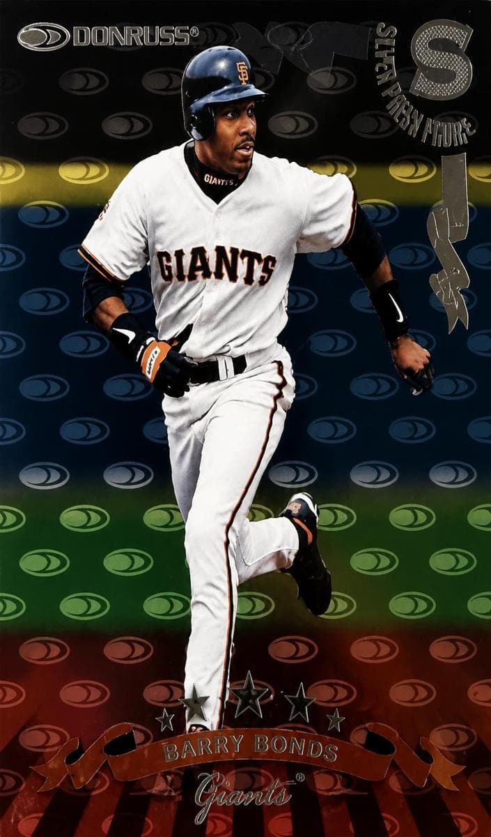 Barry Bonds 1998 panini Donruss