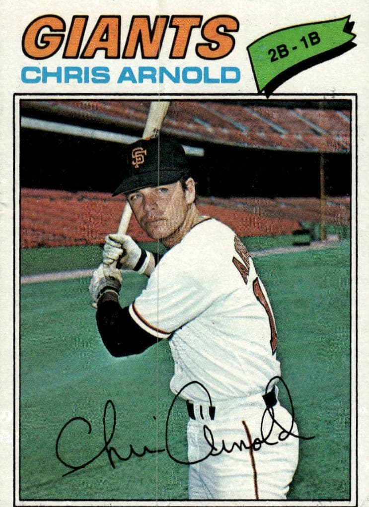 Chris Arnold 1977 topps Topps