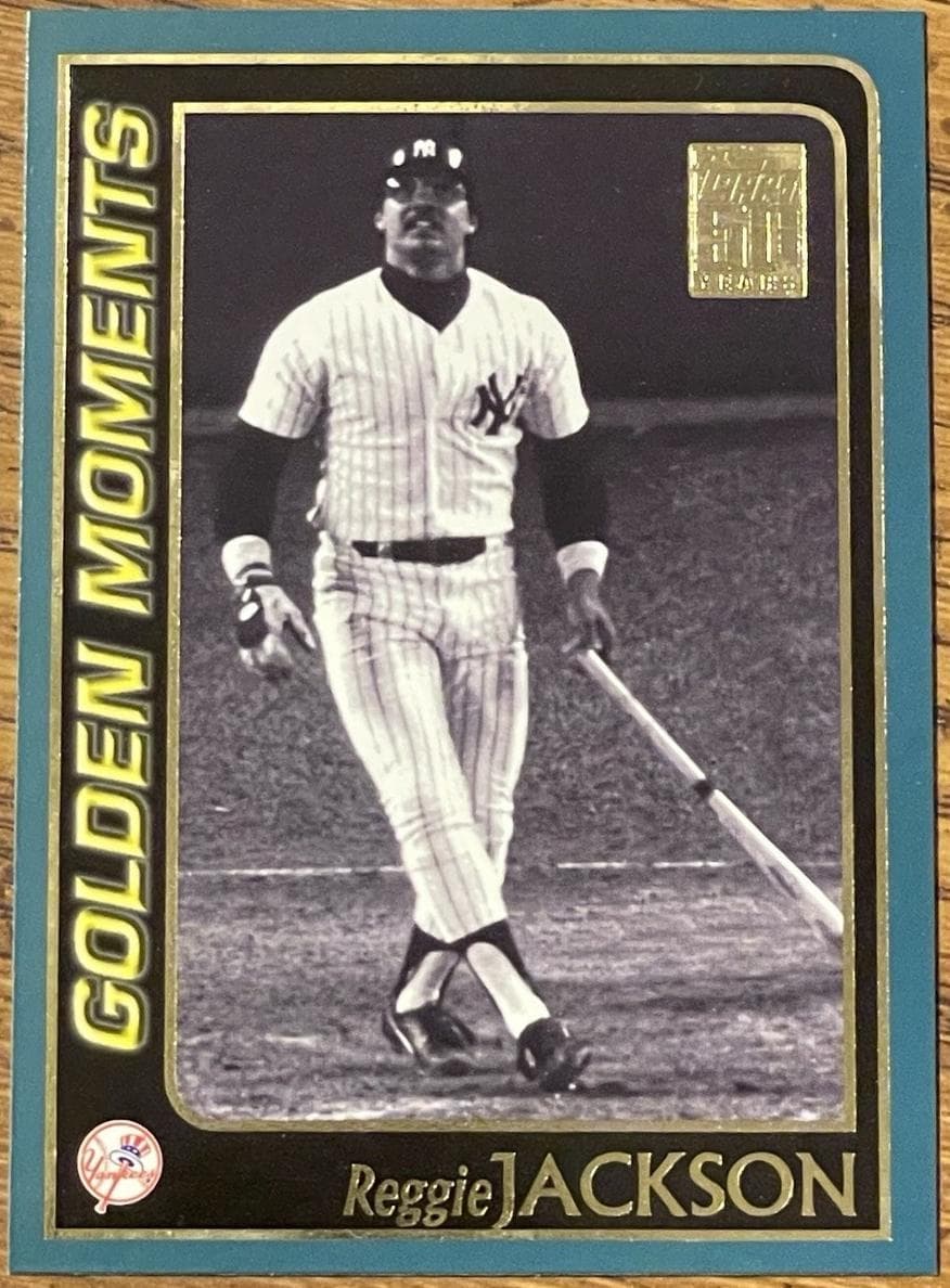 Reggie Jackson 2001 topps Topps