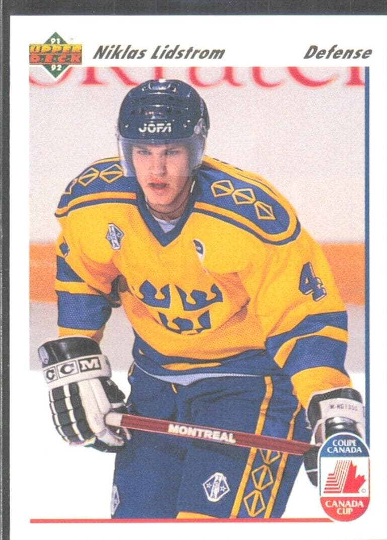 Nicklas Lidstrom CC 1991 upper-deck Upper Deck