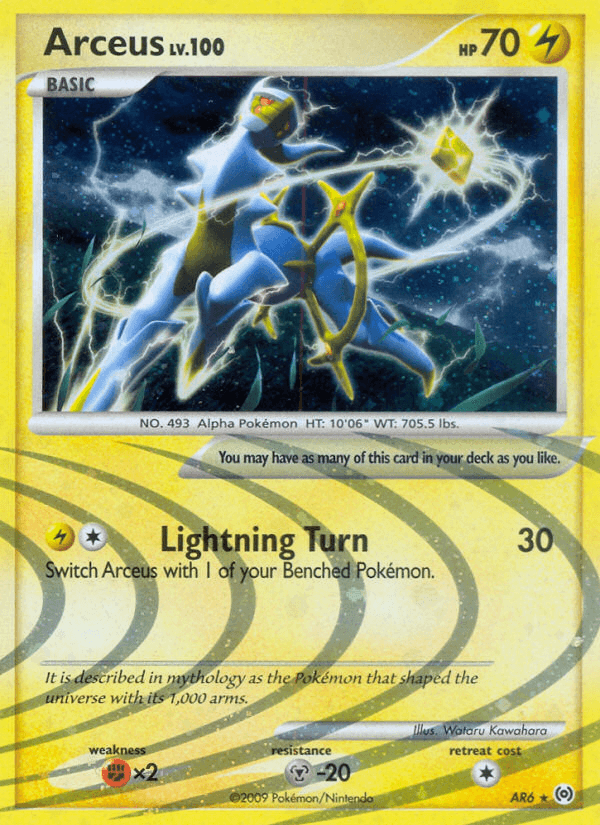 Arceus 2009 Pokemon