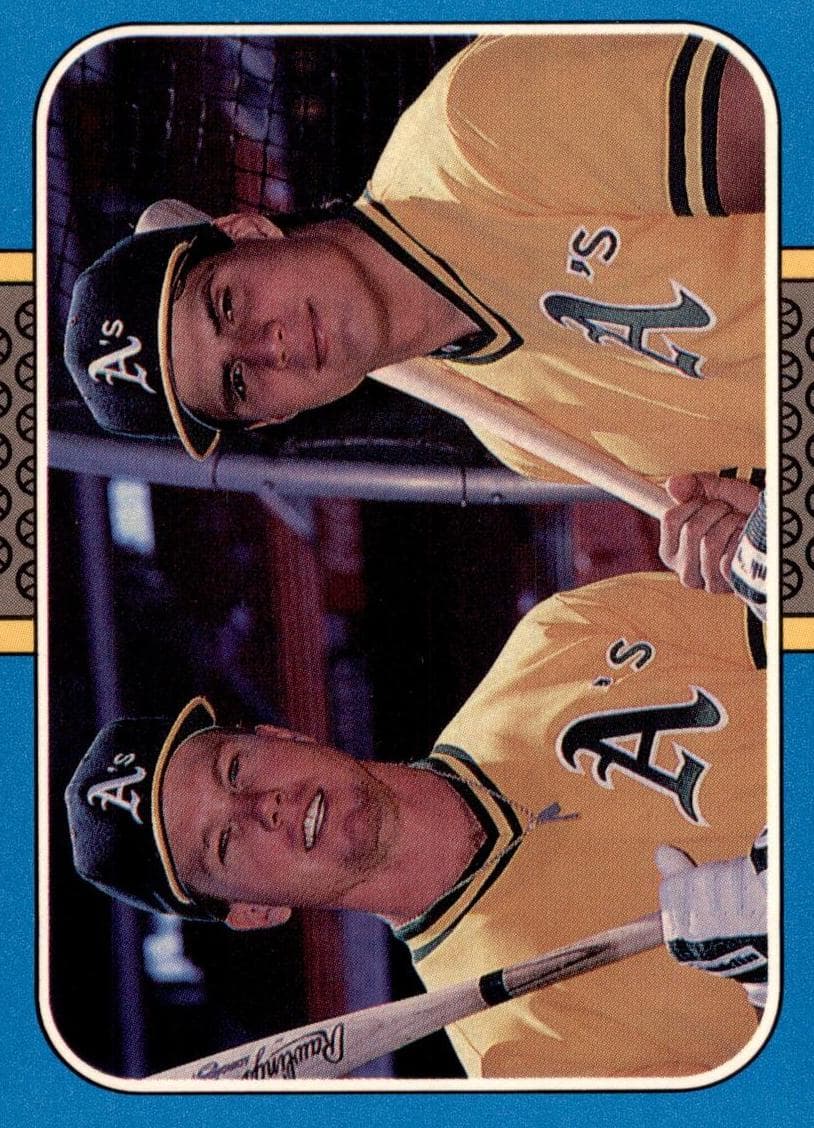 Mark McGwire / Jose Canseco trading card