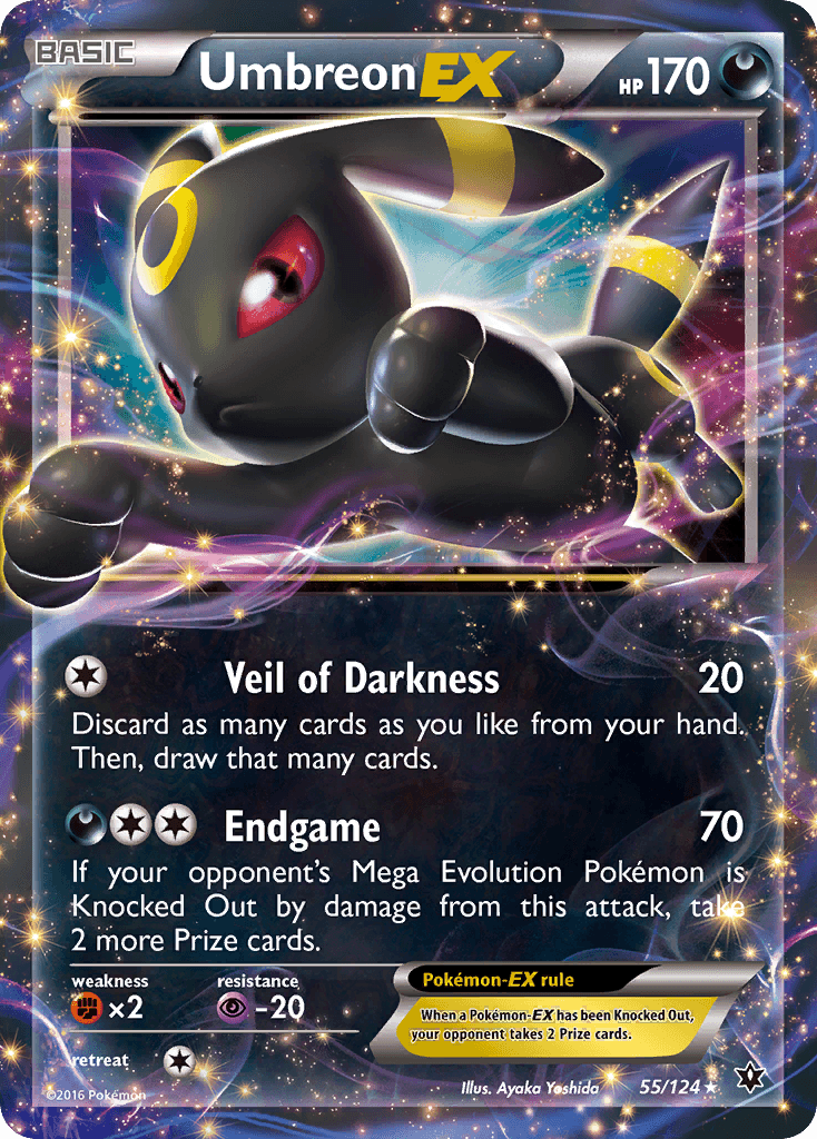 Umbreon EX 2016 Pokemon Fates Collide
