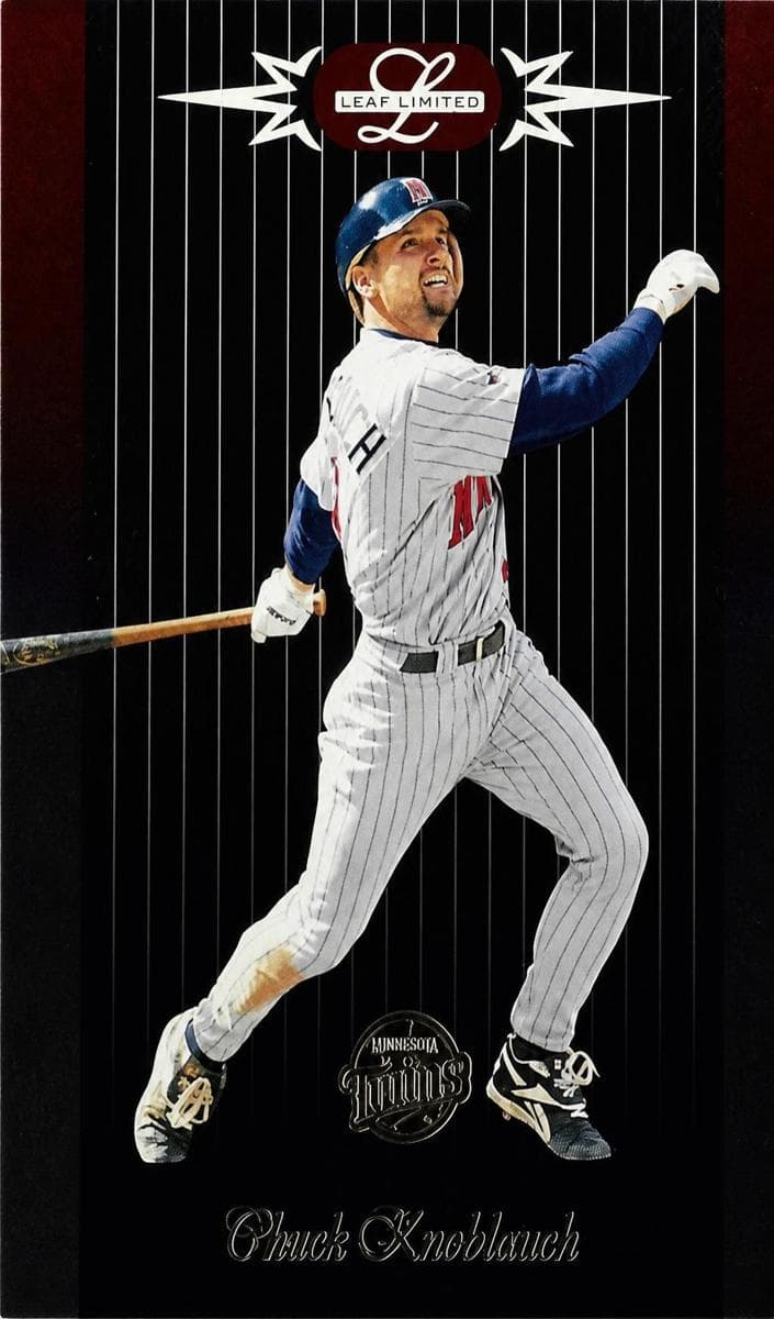 Chuck Knoblauch 1996 leaf Leaf Limited