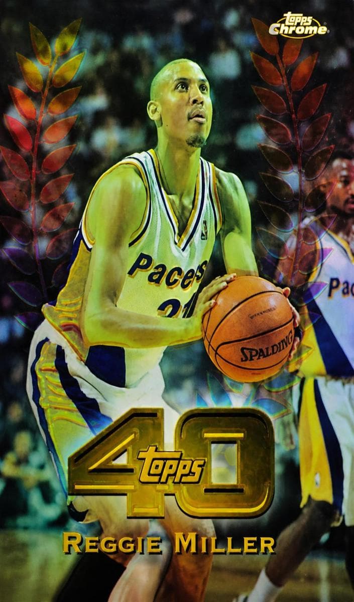 Reggie Miller 1997 topps Chrome
