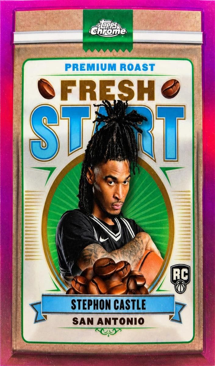 Stephon Castle 2024 topps Topps Chrome