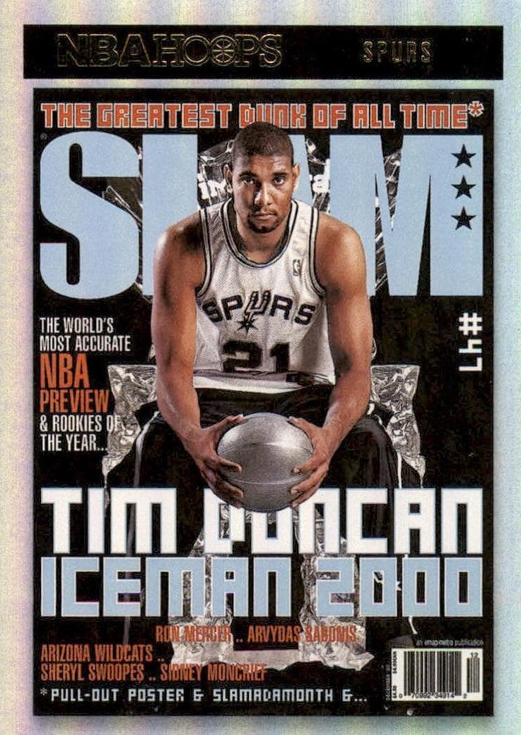 Tim Duncan 2020 panini Hoops Winter