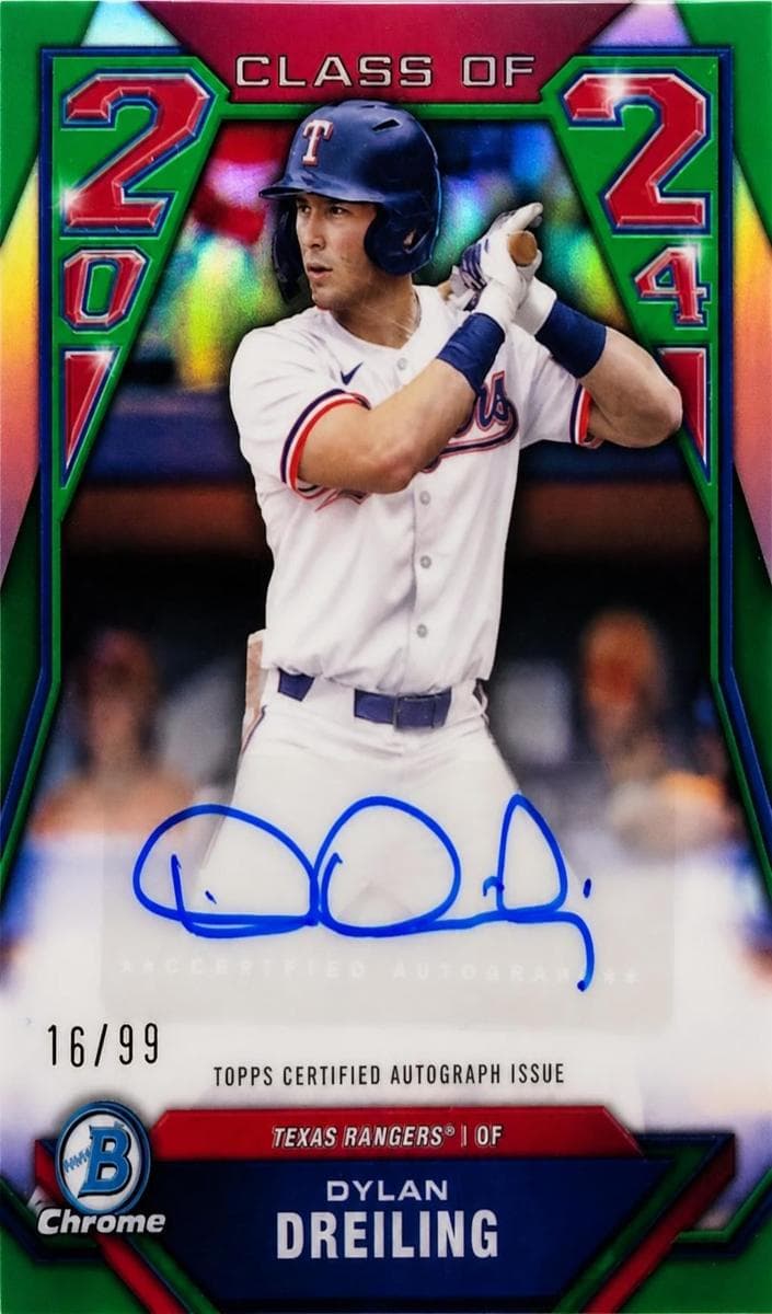 Dylan Dreiling 2024 bowman Bowman Draft