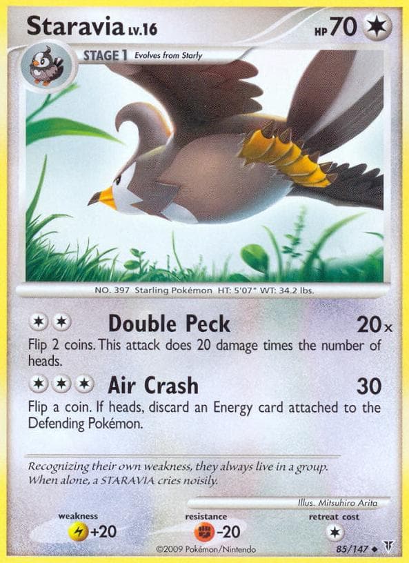 Staravia trading card