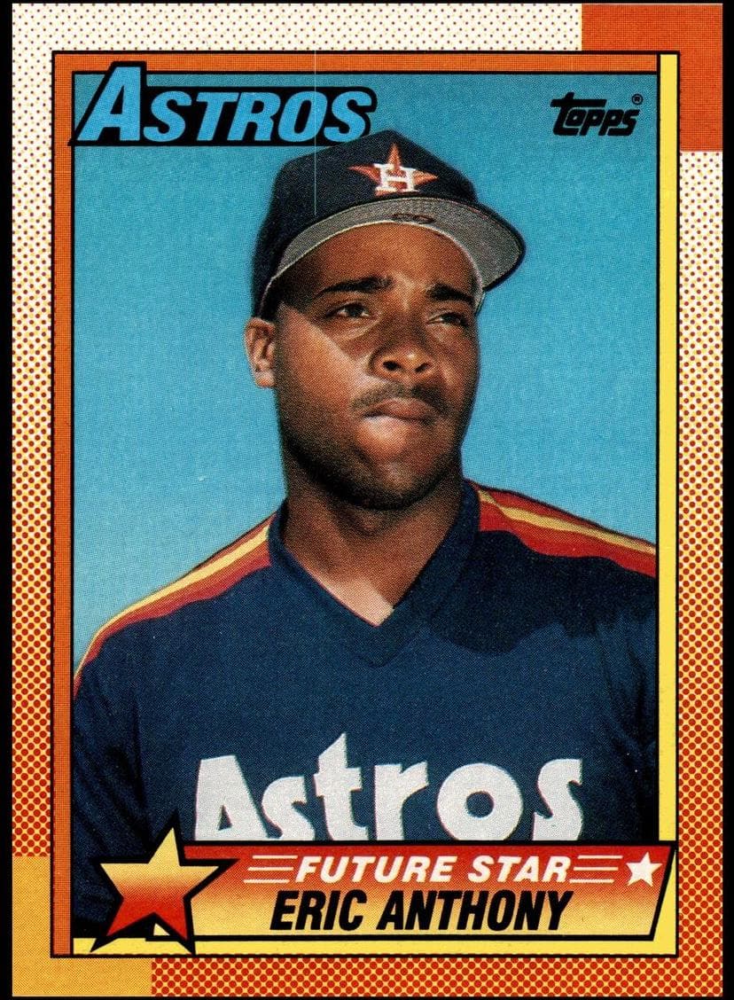 Eric Anthony 1990 topps O-Pee-Chee