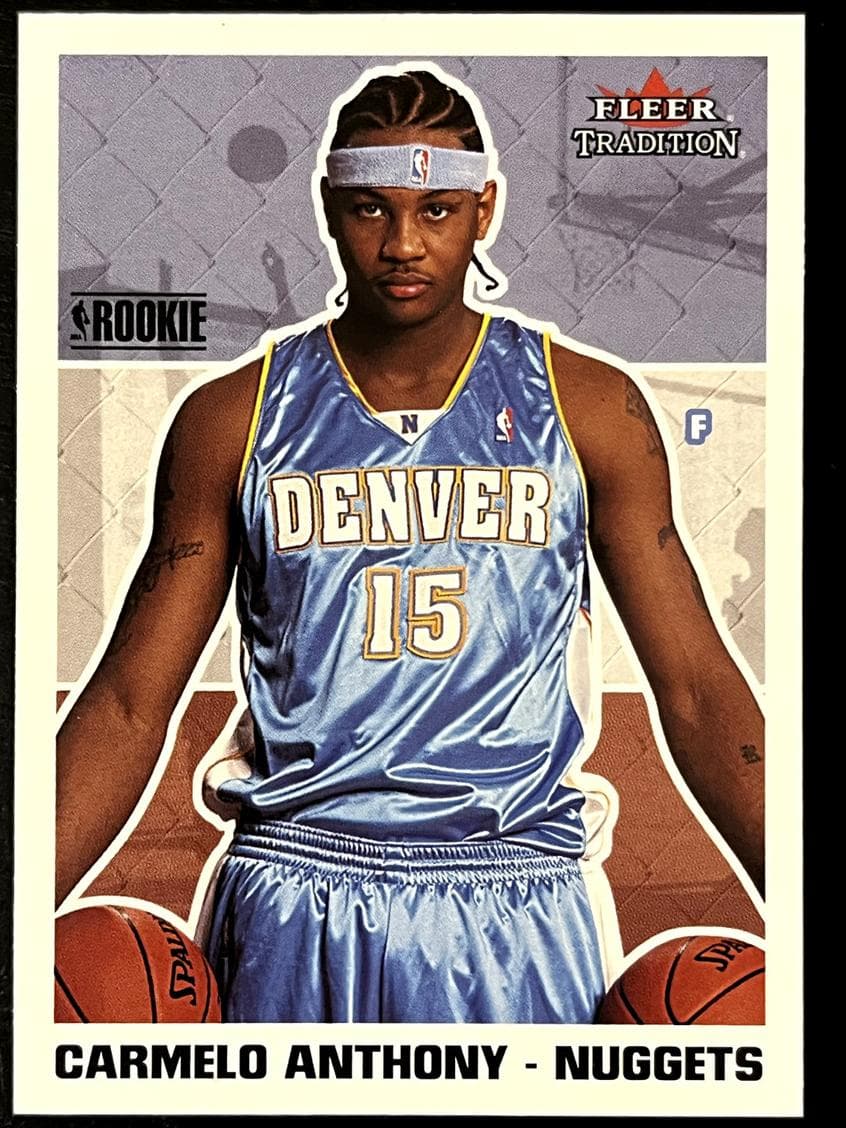 Carmelo Anthony 2003 fleer