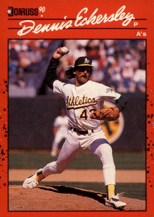 Dennis Eckersley 1990 panini Donruss