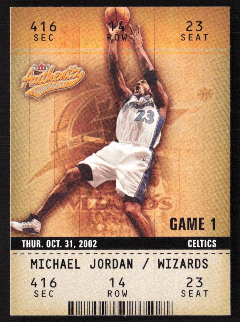 Michael Jordan 2002 fleer