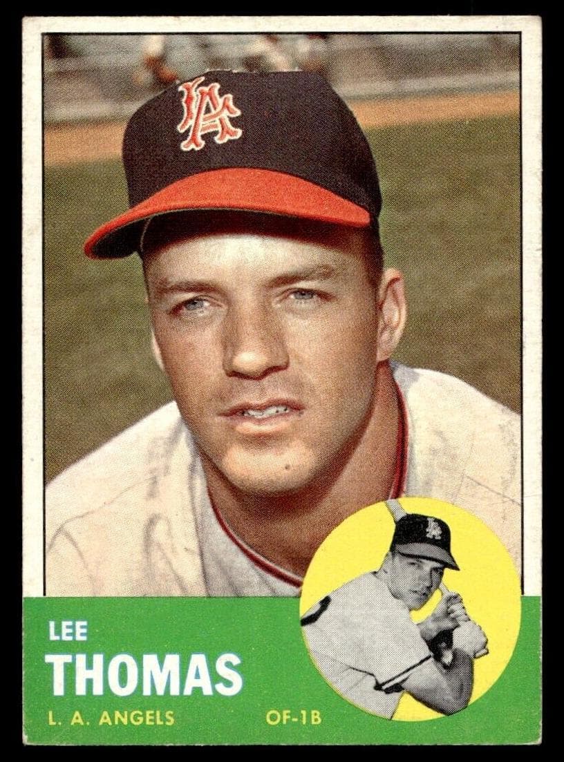 Lee Thomas 1963 topps Topps