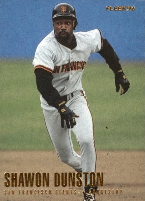 Shawon Dunston 1996 fleer Fleer Update