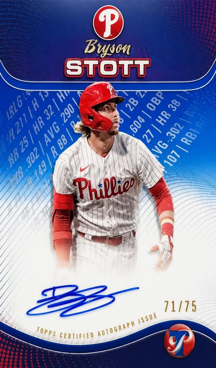 Bryson Stott 2024 topps Topps Pristine