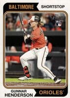 Gunnar Henderson 2023 topps Topps Heritage
