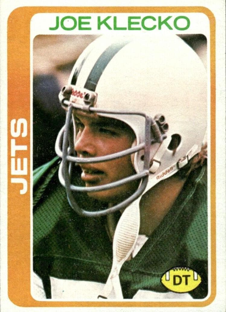 Joe Klecko 1978 topps Topps