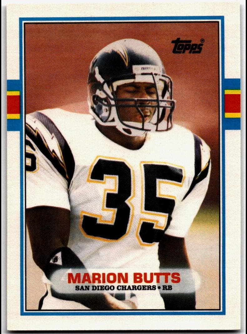Marion Butts 1989 topps