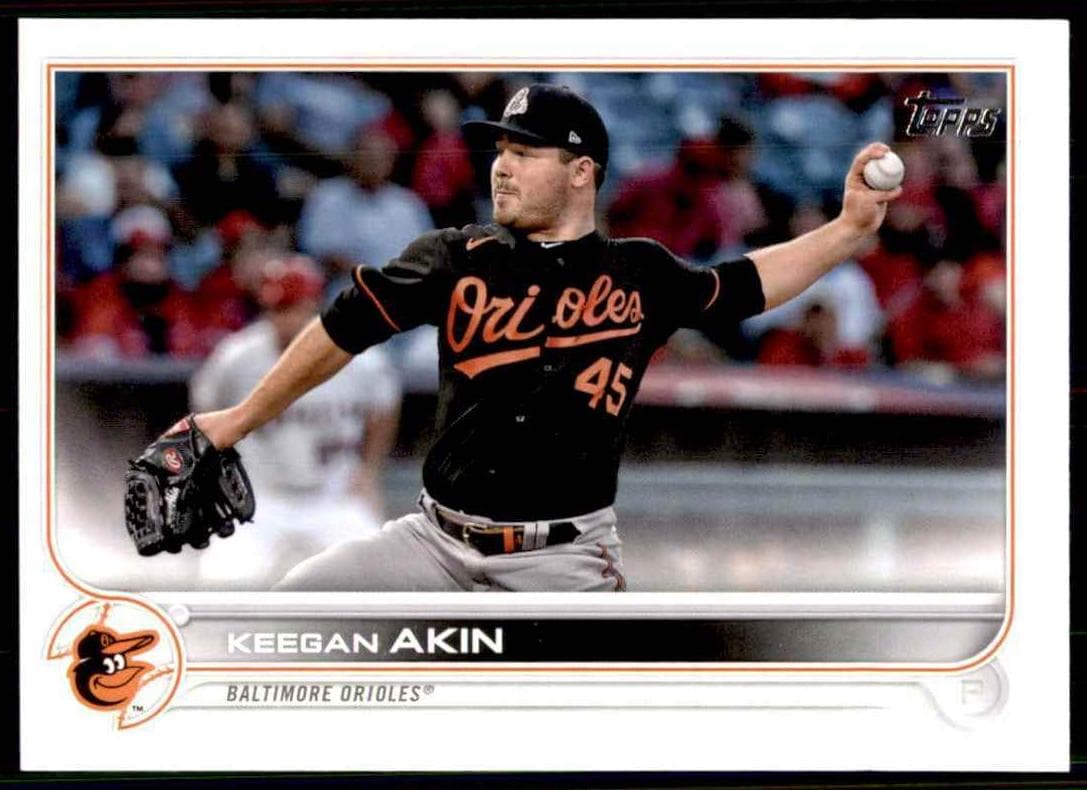 Keegan Akin trading card