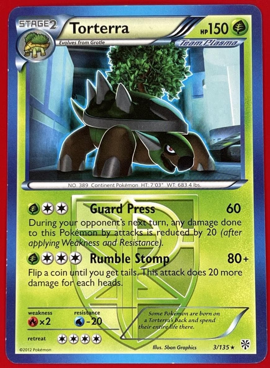Torterra trading card