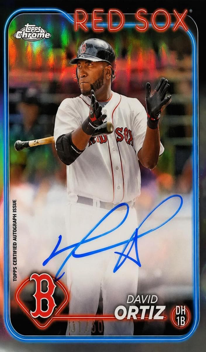 David Ortiz 2024 topps Topps Chrome