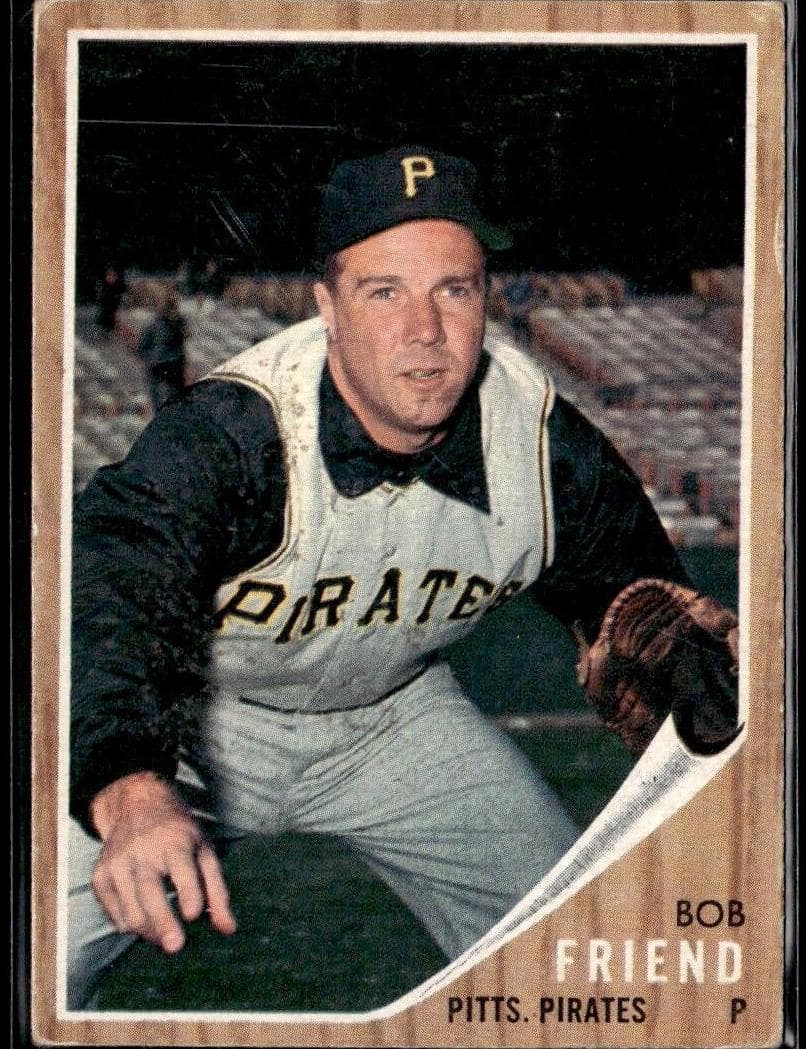 Bob Friend 1962 topps Topps