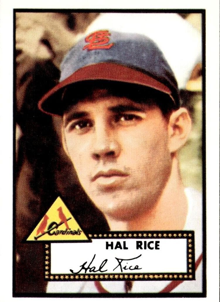 Hal Rice 1952 topps Topps