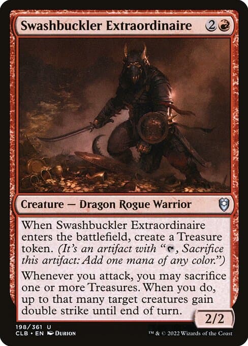 Swashbuckler Extraordinaire 2022 Magic: The Gathering Commander Legends: Battle for Baldur's Gate