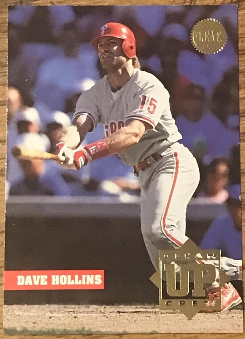 Dave Hollins 1994 leaf Leaf