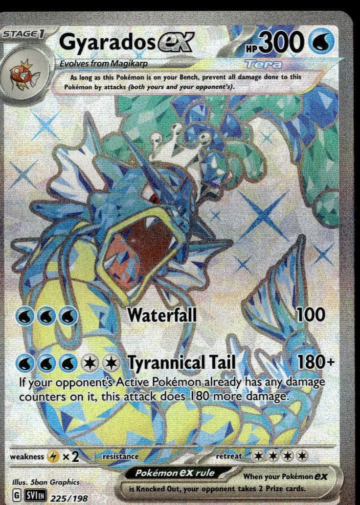 Gyarados ex trading card