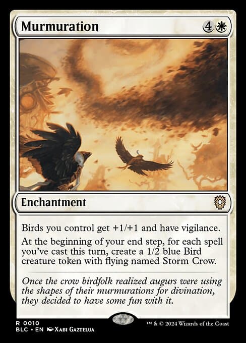 Murmuration 2024 Magic: The Gathering Bloomburrow Commander