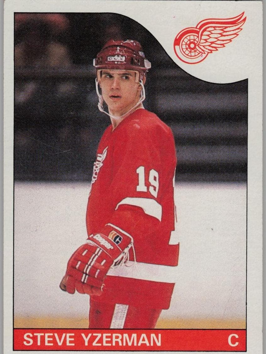 Steve Yzerman 1985 topps Topps