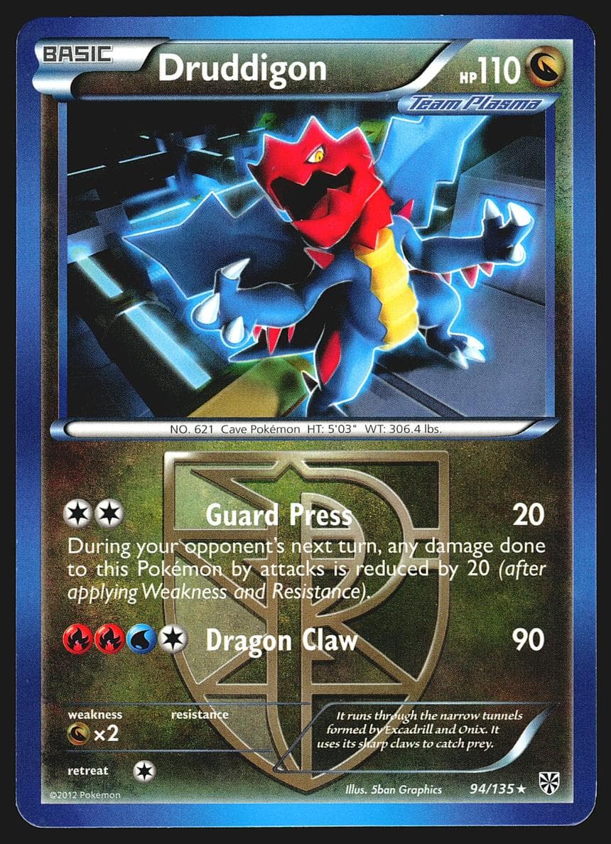 Druddigon trading card