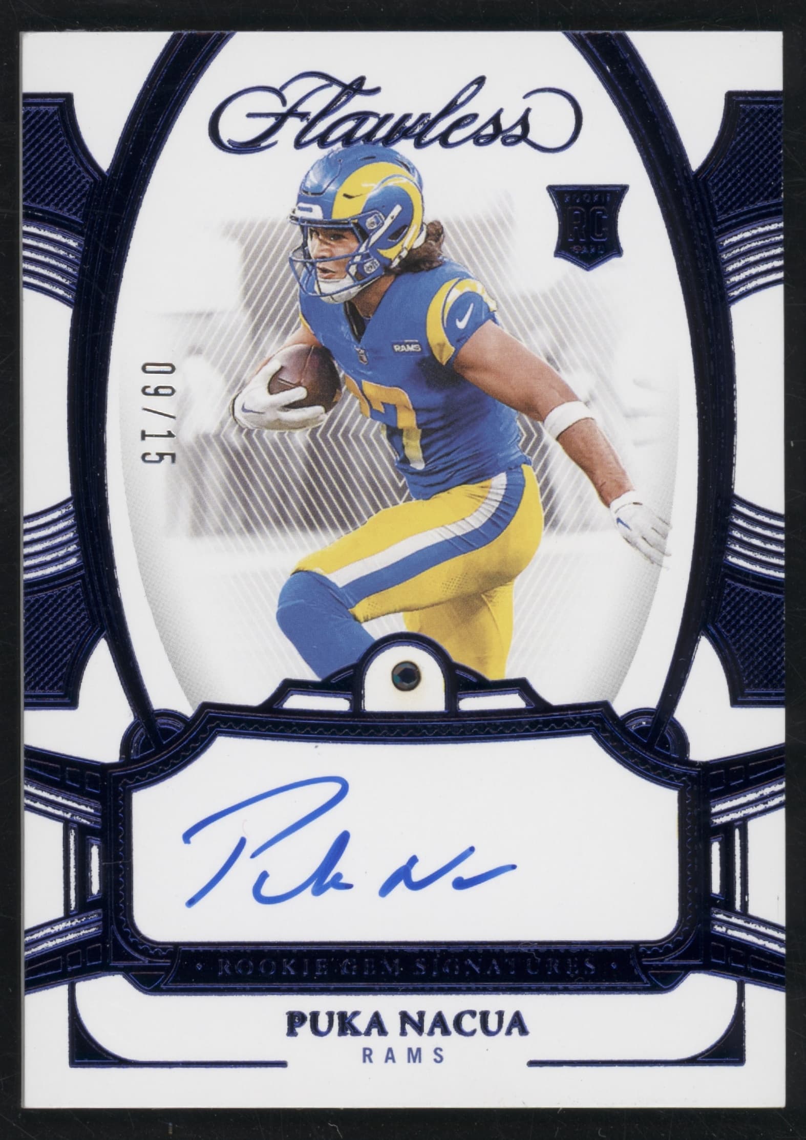 Puka Nacua 2023 Panini National Treasures auto card
