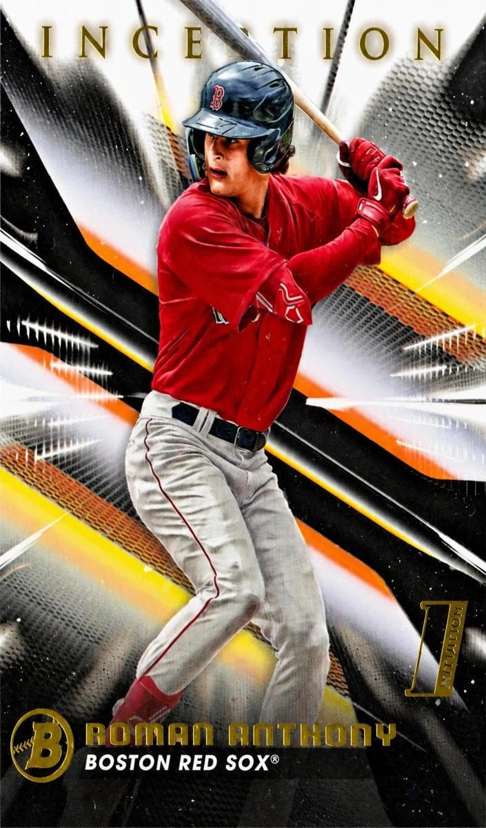 Roman Anthony 2023 bowman Bowman Inception
